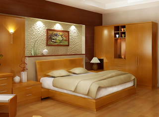 Illustration for article titled Những mẫu giường ngủ gỗ công nghiệp giá rẻ cho mùa cưới